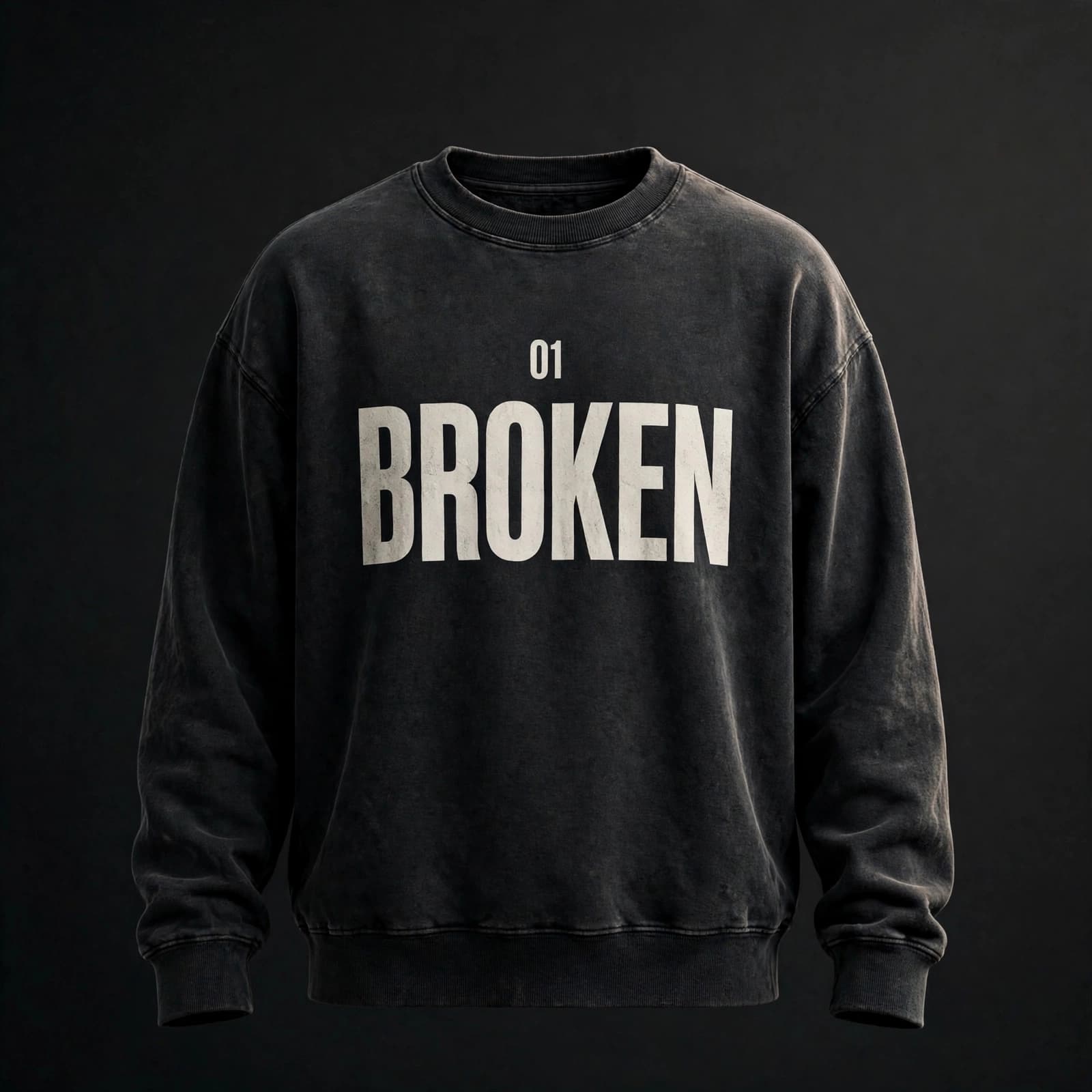 The BROKEN chapter as a crewneck sweatshirt
